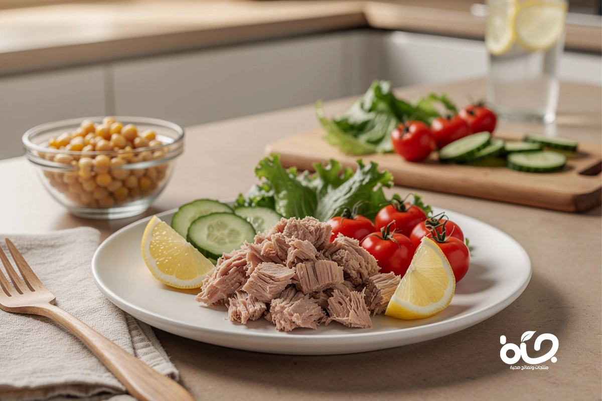 تونة بدون زيت: خيار صحي وسهل للوجبات اليومية