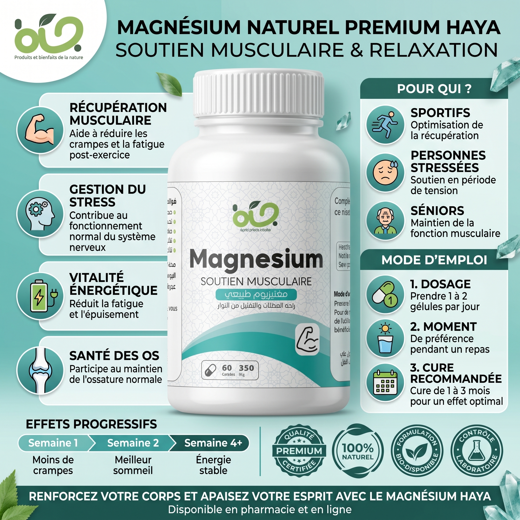 Meilleur Complément de Magnésium pour les Muscles et le Sommeil