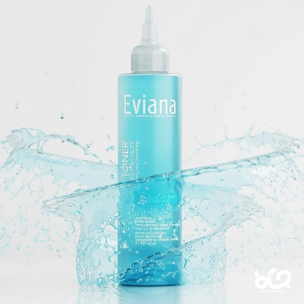 Eviana Glow Peel Toner 7% Glycolic Acid 3% Lactic | تونر مقشر لتفتيح وتجديد البشرة