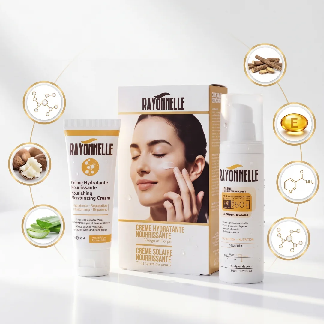 Pack Rayonnelle Nourrissant 🌞 Protection SPF50 + Hydratation Intense